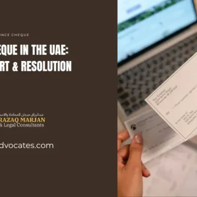 Bounced Cheque in UAE